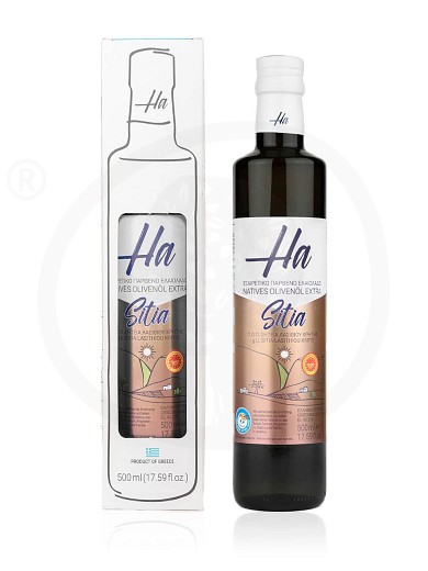 Extra virgin olive oil «Sitia» from Crete P.D.O. Sitia "Ha" 500ml