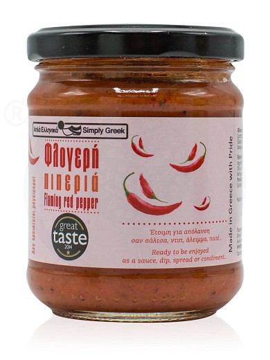 Flaming red pepper paste from Attica "Simply Greek" 200g
