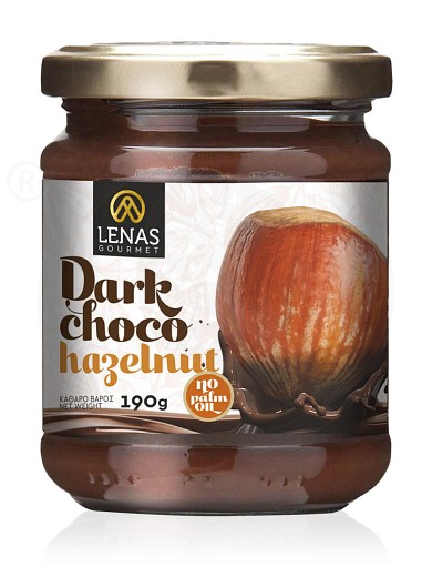 Gluten free dark chocolate & hazelnut spread from Korinthia "Lena's Gourmet" 190g
