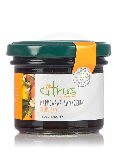 Handmade plum jam from Chios "Citrus" 125g
