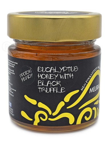 Honey product with eucalyptus honey & black truffle, from Attica "Melira" 280g