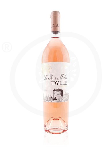 «Idylle D'Achinos» "La Tour Melas" Rosé Dry Wine 750ml