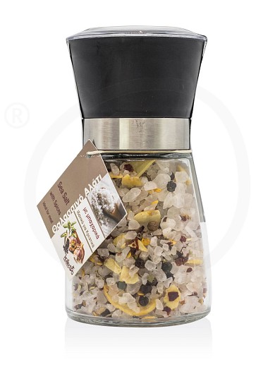 Sea salt with spices grinder from Attica "Kollectiva" 180g