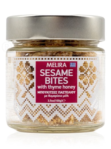 Sesame bites with thyme honey, from Attica "Melira" 100g