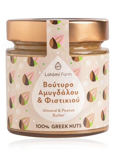 Sugar-free almond & peanut butter from Kilkis "Latomi Farm" 210g
