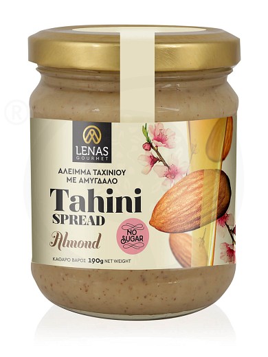 Sugar free tahini spread with almond, from Korinthia "Lena's Gourmet" 190g