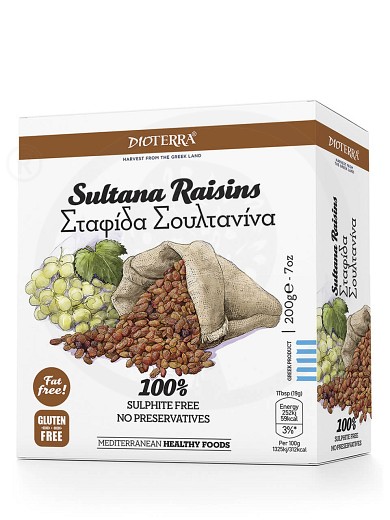 Sultana Raisins "Dioterra" 200g