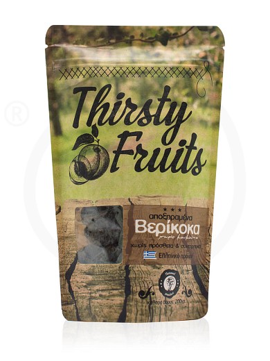 Sugar-free sun-dried apricots from Xylokastro "Thirsty Fruits" 200g