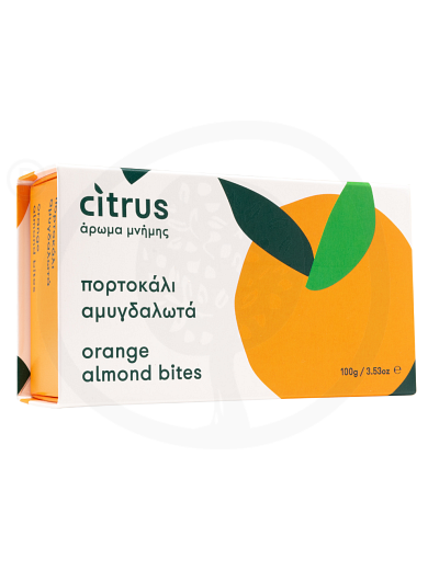 Traditional greek orange dessert «marzipan» from Chios "Citrus" 100g