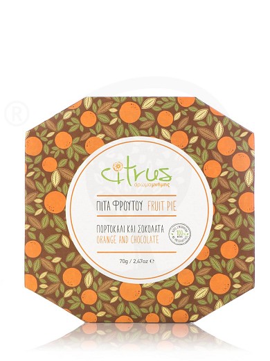 Traditional orange & chocolate pie from Chios "Citrus" 70g