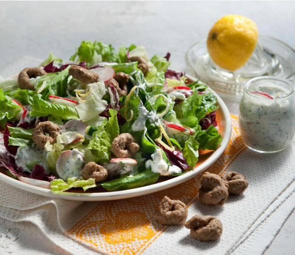 Salat mit Fenchel und Joghurt