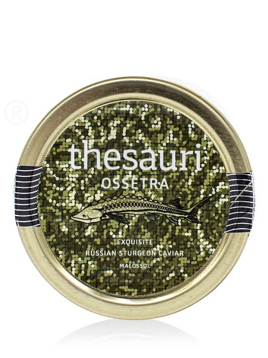 Caviar Ossetra «Exquisite Malossol» "Thesauri" 50g