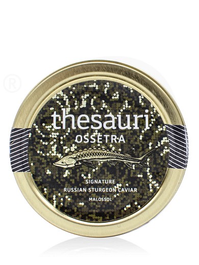 Caviar Ossetra «Signature Malossol» "Thesauri" 50g