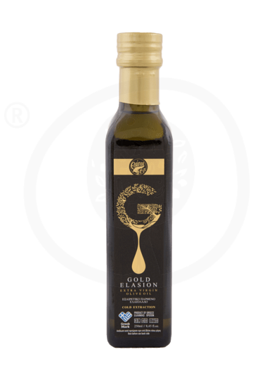Εxtra virgin olive oil from Crete "Golden Elasion" 250ml
