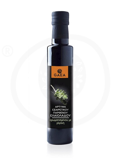 Extra virgin olive oil with oregano aroma "Gaea" 250ml