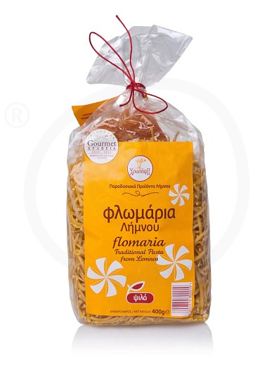 «Flomaria» traditional thin pasta from Lemnos "Hrysafis Family" 400g