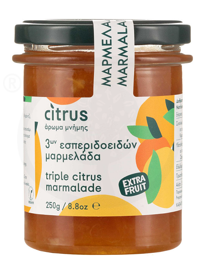 Handmade jam with three citrus fruits from Chios "Citrus" 250g