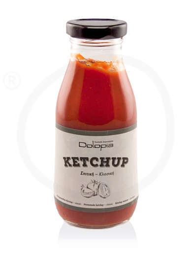 Homemade classic ketchup from Fthiotida "Dolopia" 280g