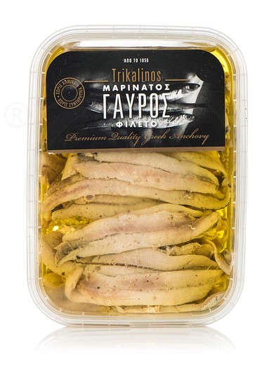 Marinated anchovy fillets "Trikalinos" 195g