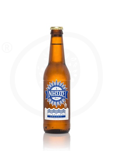 Organic allday Lager beer from Tinos "Nissos" 330ml