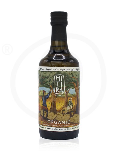 Organic extra virgin olive oil «Mitira Lesvos», from Lesvos "Rizopoulos" 500ml