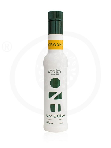 Organic extra virgin olive oil «One & Olive» from Messinia "Olive Ergo Anagnostopoulos" 250ml