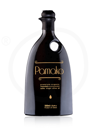 Organic monovarietal - mountain extra virgin olive oil «Premium» from Crete "Pamako" 500ml