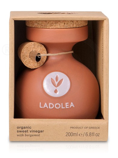 Organic vinegar with bergamot from Korinthia "Ladolea" 200ml