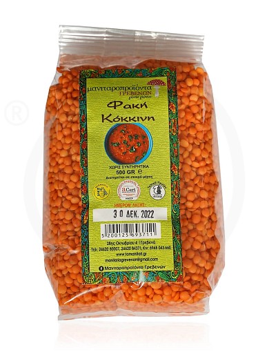 Red lentils "Mushroom Products from Grevena" 500g