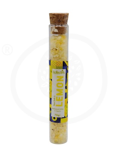 Sea Salt with lemon flakes in test tube from Attica "Kollectiva" 70g