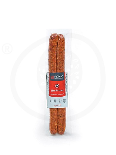 Spicy sausage from Larissa "Romio Evaggelopoulos" 400g