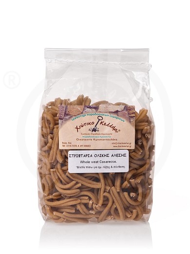 «Striftaria» traditional wholewheat pasta from Chios "Chiotiko Kelari" 500g