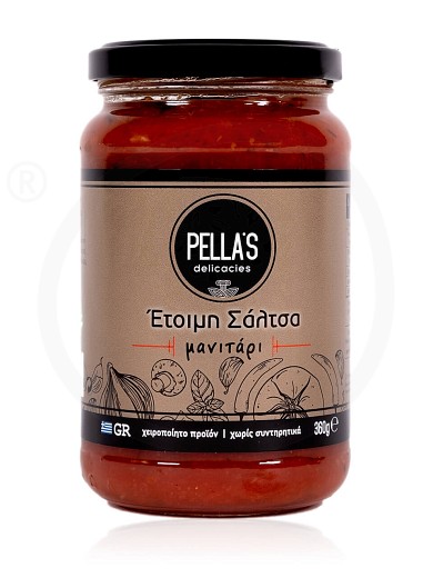 Tomato sauce with mushroom from Pella "Pella's Delicacies" 360g