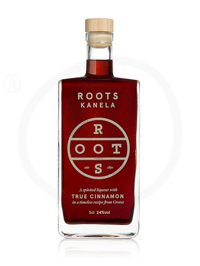 Traditional liqueur «Kanela» with cinamon from Attica "Roots" 50ml