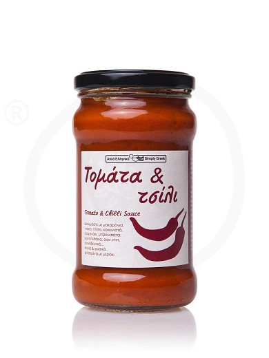 Traditional tomato & chilli sauce from Attica "Simply Greek" 280g