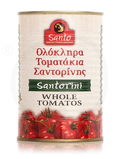 Whole tomatoes P.D.O. from Santorini "Santo" 400g