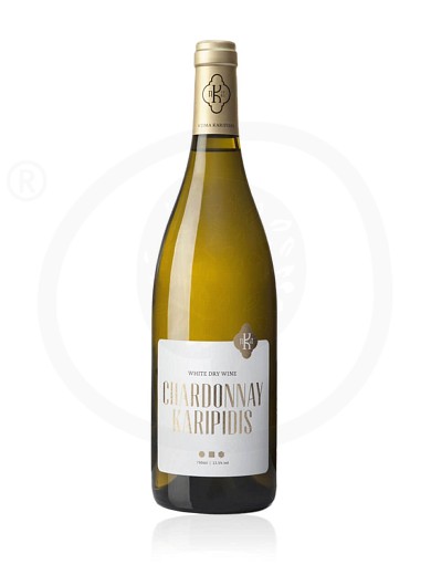 Chardonnay "Κτήμα Καρυπίδης" Βιολογικός Οίνος Λευκός Ξηρός 750ml
