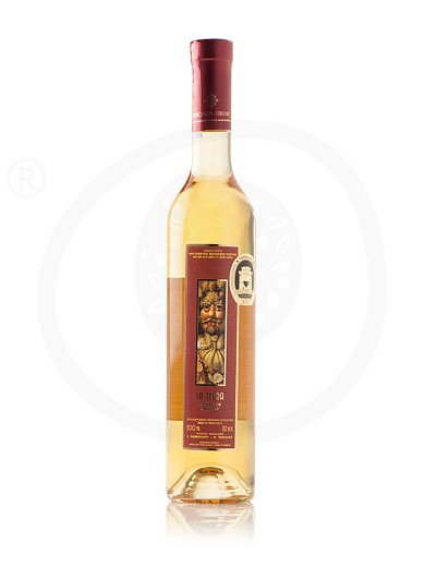 «La Terra» Ο.Π.Ε. Λήμνος "Limnos Organic Wines" βιολογικός λευκός φυσικός γλυκύς οίνος 500ml