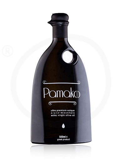 Βιολογικό blend εξαιρετικό παρθένο ελαιόλαδο «Ultra Premium» Κρήτης "Pamako" 500ml