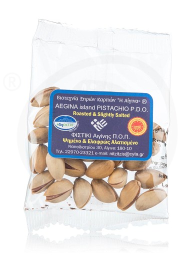 Φυστίκι Π.Ο.Π. Αίγινα ψημένο "Aegina Dry Nuts" 40g