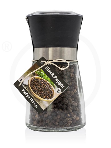 Black pepper in grinder from Attica "Kollectiva" 70g