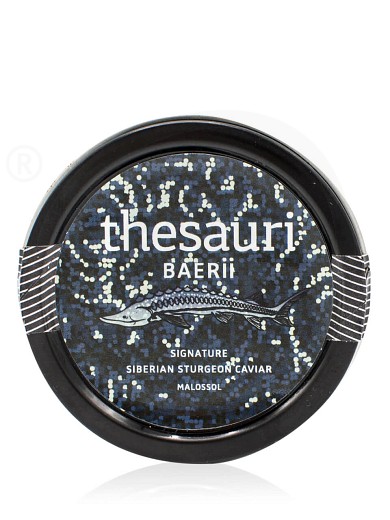 Caviar Baerii «Signature Malossol» "Thesauri" 30g