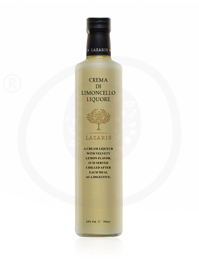 Crema di limoncello liquore from Corfu "Lazaris" 250ml