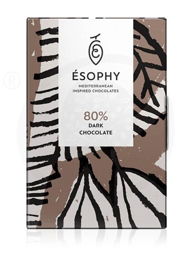 Dark chocolate 80% "Ésophy" 50g