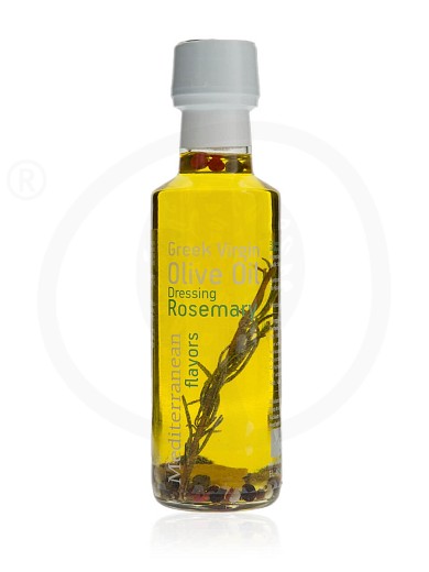 Extra virgin olive oil with rosemary «Mediterranean Flavors» from Thessaloniki "Nature Blessed" 100ml