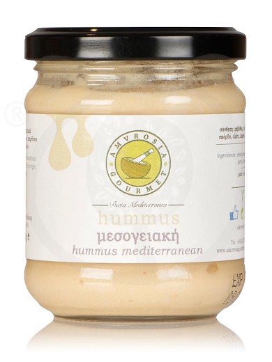 Handgemachtes Hummus nach Mittelmeer - Art aus Attika "Amvrosia Gourmet" 200g