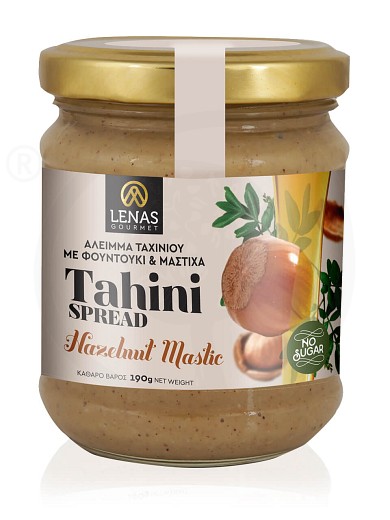 Sugar free tahini spread with hazelnut & mastic, from Korinthia "Lena's Gourmet" 190g
