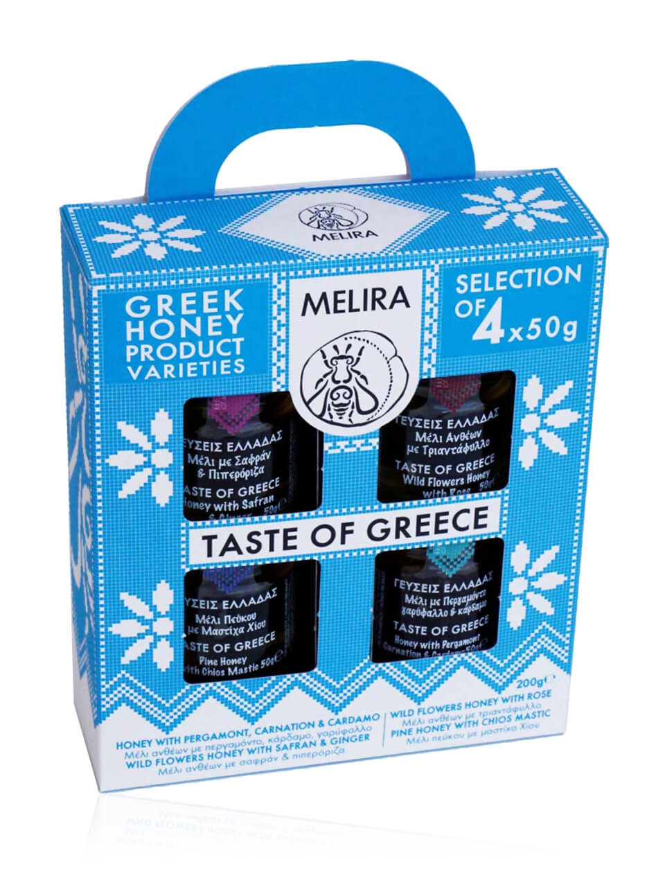 Σετ δώρου «Taste of Greece» με μέλι "Melira" 4x50g> 005905